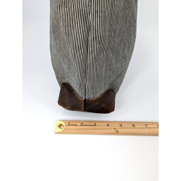 Jesslyn Blake Anthropologie Messenger Bag Canvas Leather Work Travel Boho Chic - Picture 12 of 16